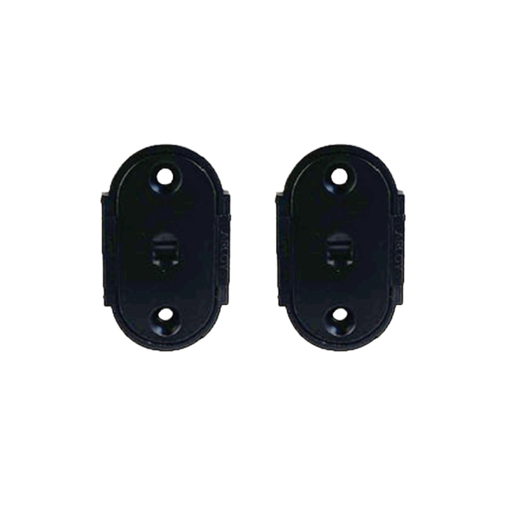 Hængsel til dør, Sort - 2 stk 